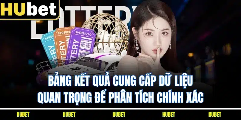 Bảng kết quả cung cấp dữ liệu quan trọng để phân tích chính xác
